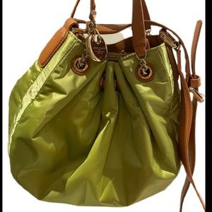 Satin Mini Bucket Bag